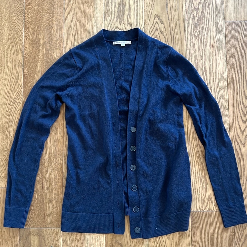 Navy Blue Gap Light Cardigan